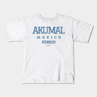 Akumal, Mexico, Est. 1958 Kids T-Shirt